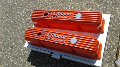 For Sale Mopar Performance Cast 440 Aluminum Valve Covers And Air Cleaner For A Bodies Only