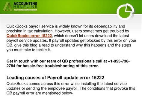 PPT Easy Troubleshooting Guide To Resolve QuickBooks Error 15222