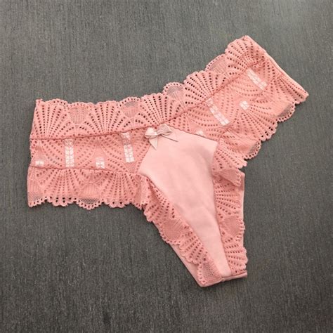 Tanga Fio Duplo Detalhe Em Renda Lingerie BR Atacado Para