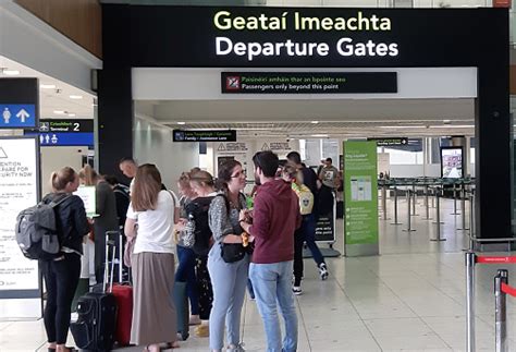 Dublin International Airport Departure Gate Republic Of Ireland Europe