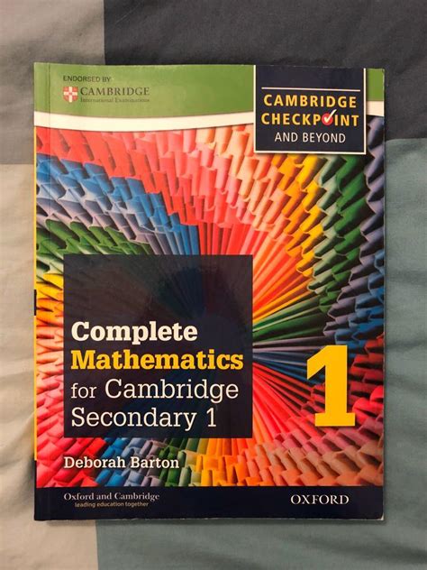 Cambridge Complete Maths For Secondary 1 Form 1 Hobbies And Toys