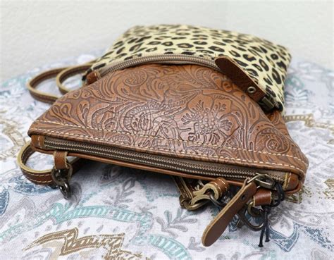 Myra Bag Crossbody Bag Leather Crossbody Purse Cheetah Print Etsy