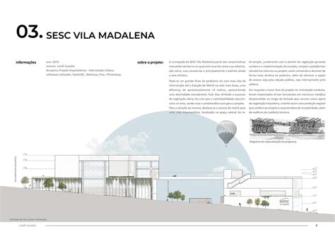 Portfolio Estudante De Arquitetura Behance