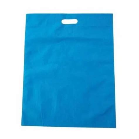 Plain Blue D Cut Non Woven Bag For Grocery At Rs 180 Kg In Faridabad