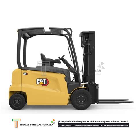 EP25 35A C N Caterpillar Forklift Electric Thubas Tunggal Perkasa