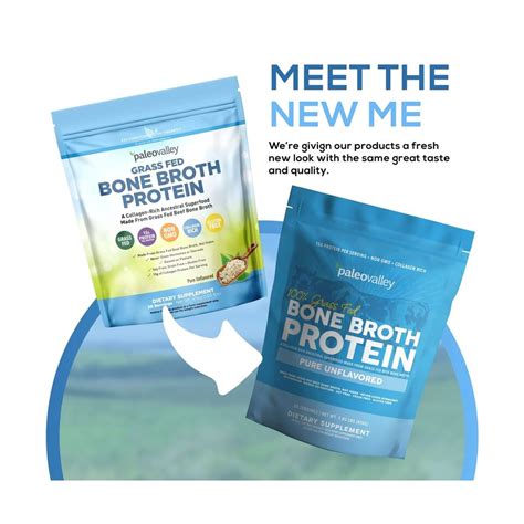 Paleovalley Grass Fed Beef Bone Broth Protein Powder Rich In