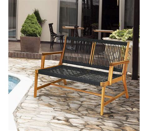 Banc De Jardin En Bois D Acacia Certifi Fsc Places Charge Max Kg