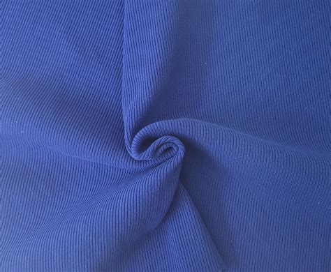 Royal Cotton Spandex X Rib Knit Fabric By Yard Etsy