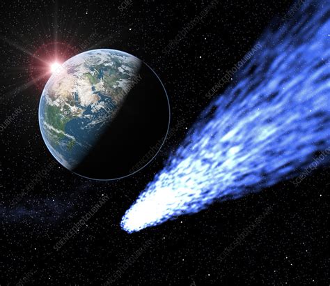 Comet Passing Near Earth Stock Image R Science Photo Library