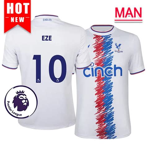 Fan Edition Crystal Palace Away Soccer Jersey Men Football