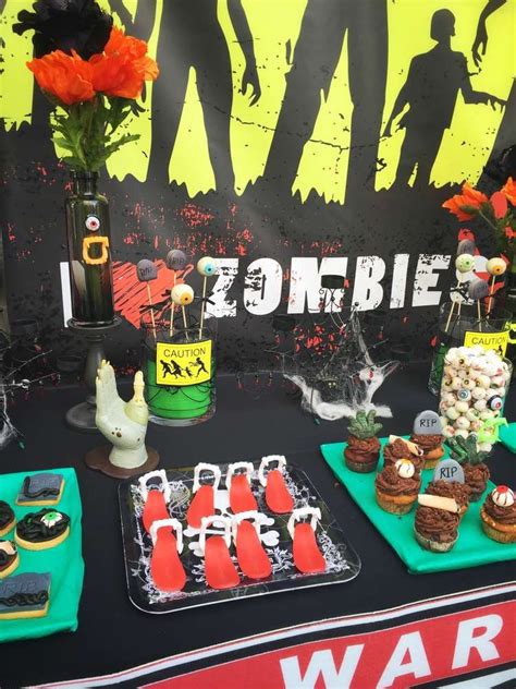 Zombie Birthday 8th Birthday Birthday Ideas Birthday Parties Zombie