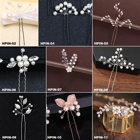 Jual Pc Bridal Wedding Hairpin With Flower Pearl Crystal Tusuk