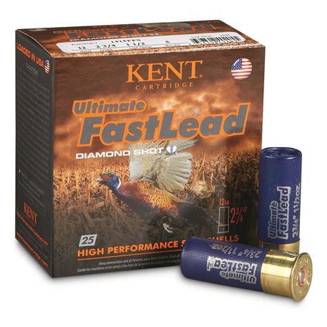 kent ultimate fast lead shotshells  gauge     oz