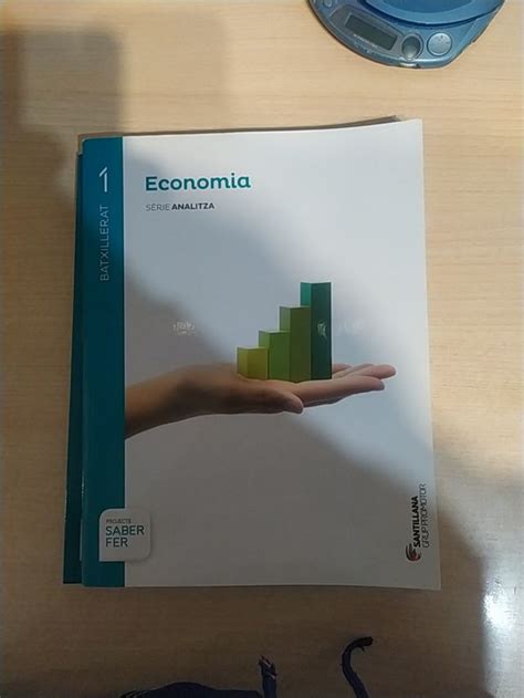 Libro Economia Santillana 1r Batxillerat Nuevo De Segunda Mano Por 1