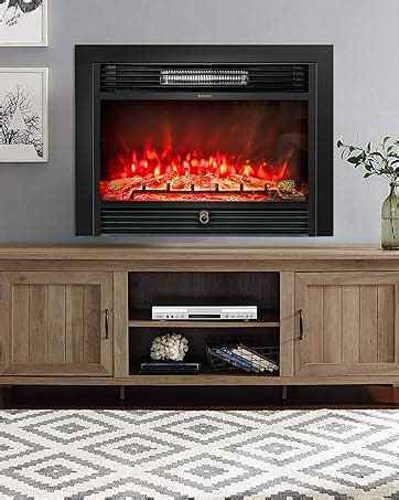 Amazon ARLIME 18 Inch Electric Fireplace Inserts 1500W