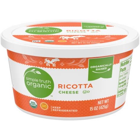 Simple Truth Organic® Ricotta Cheese 15 Oz King Soopers