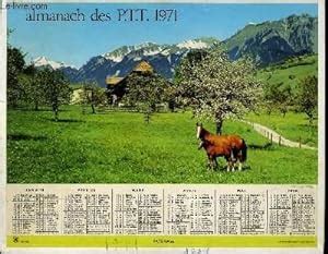 Calendrier Almanach Des P T T Paturage Von Collectif