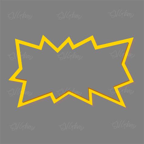 Blank Rugrats Logo SVG Svg Dxf Cricut Silhouette Cut Fil Inspire