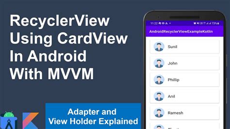 Android Recyclerview Tutorial Recyclerview Example In Android Studio