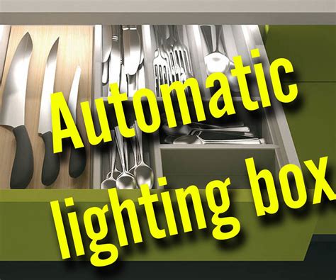 automatic lighting box   timer  battery  steps