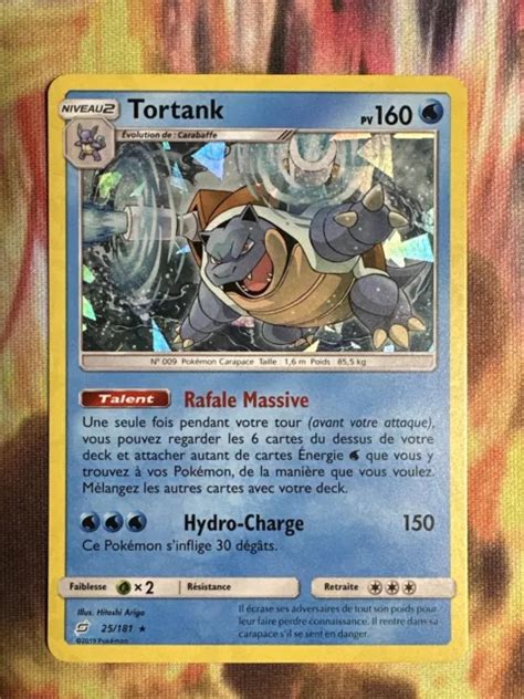 Carte Pokemon Tortank Holo Mosa Que Duo De Choc Eur