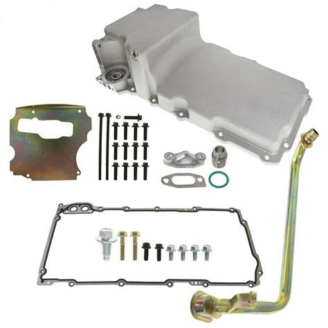 Ls Swap Aluminum Rear Sump Retro Fit Oil Pan Gm Camaro Nova Chevelle G