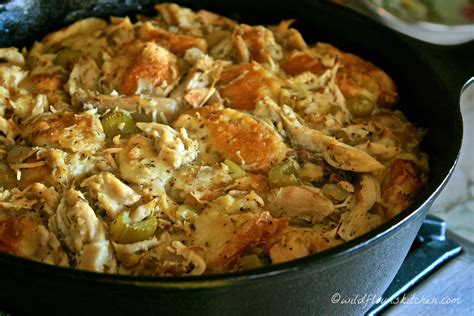 Amish Roast Turkey (or Chicken) and Dressing Casserole - Wildflour's ...