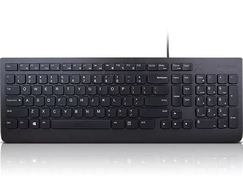 Lenovo Essential Wired Keyboard Black Us English Y C