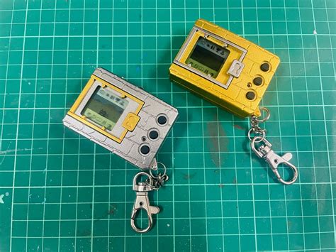 Digimon Digivice Vpet Repaint Metallic Chrome Hobbies And Toys Toys