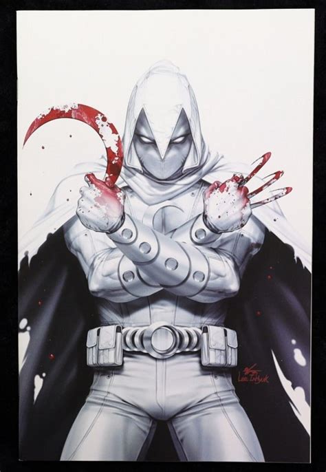 Moon Knight Black White Blood 1 Inhyuk Lee 2022 Megacon Virgin