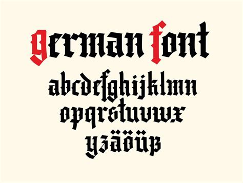 Gothic font. German alphabet. 20263356 Vector Art at Vecteezy