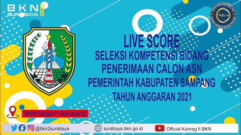 Live Score Skb Cpns Pemerintah Kabupaten Sampang T A Desember