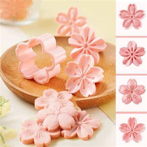 Molde De Galletas Sakura Cortador De Galletas De Sello Flor De Cerezo