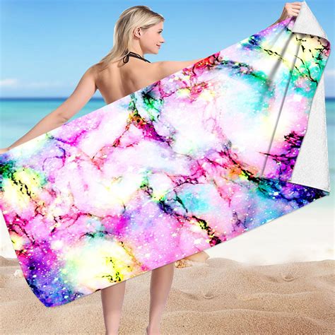 Deagia Beach Towel Clearance Microfiber Beach Towel Super Lightweight