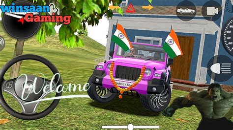 Dollar Song Modified Mahindra Pink Thar Indian Cars Simulator 3D