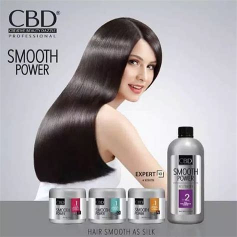 Jual CBD Paket Smooth Power Keratin Step 1 500gr Step 2 Neutralizer