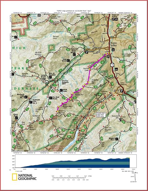 Adirondack Trail Map - map : Resume Examples #51ZV8R693X