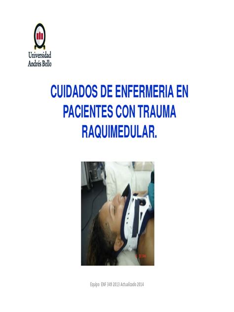 Pdf Clase N Cuidados De Enfermeria En Pacientes Con Trauma