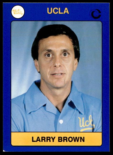 1991 Collegiate Collection Ucla 31 Larry Brown Ucla Bruins Basketball