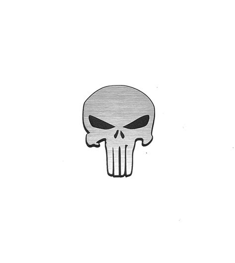 Naklejka Emblemat Punisher Srebrna 25x33mm W Bydgoszcz Sklep Opinie Cena W Allegropl