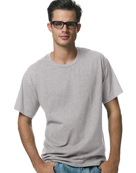 Hanes Mens 3 Pack Comfortblend Short Sleeve T Shirt Oxford Gray Large