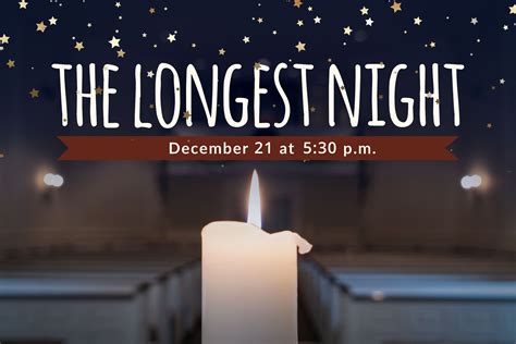 Longest Night Candlelight Service Bulletin