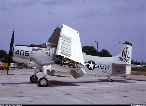 Douglas A 1h Skyraider Ad 6 Usa Navy Aviation Photo 0320455