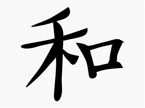 Japanese Clipart Kanji Peace In Japanese Png Transparent Png