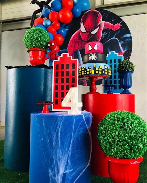 Festa do Homem Aranha 90 ideias incríveis cheias de ação e