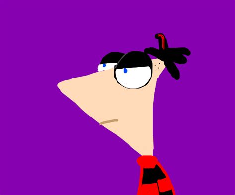 Front facing Phineas - Drawception