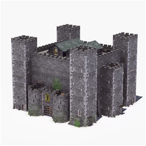 3d medieval castle