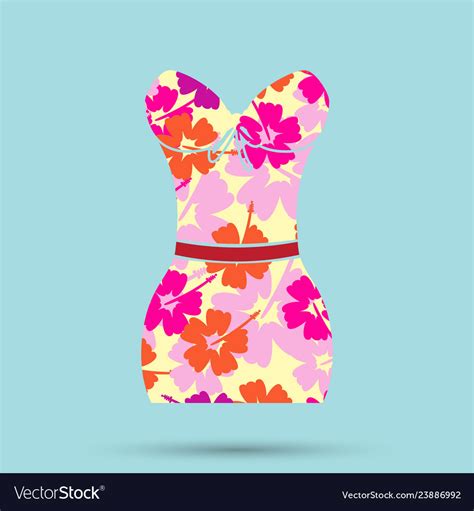 Womens Swimsuit Design Fashion Bikini Royalty Free Vector