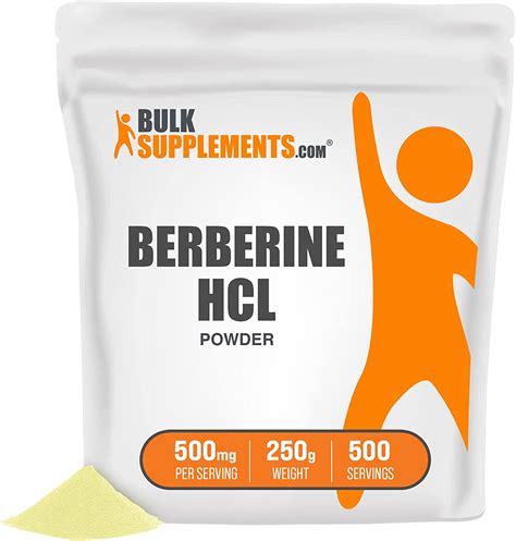 Berberine Hcl Powder Supplement For Immune Support Sourced From