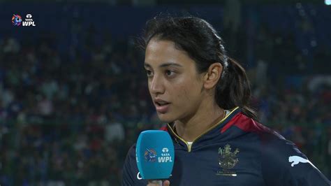 Watch Mi Vs Rcb Pre Match Interview Smriti Mandhana Video Onlinehd On Jiocinema